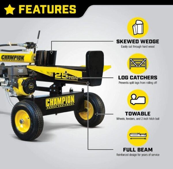 Champion 100251 25T Log Splitter - Image 2