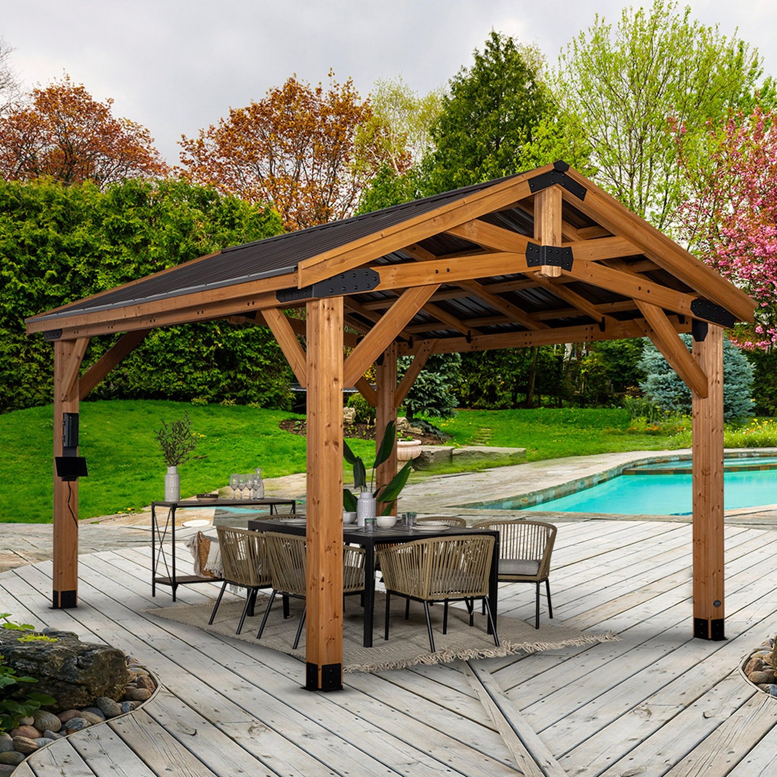 Backyard Discovery 14×12 Norwood Gazebo