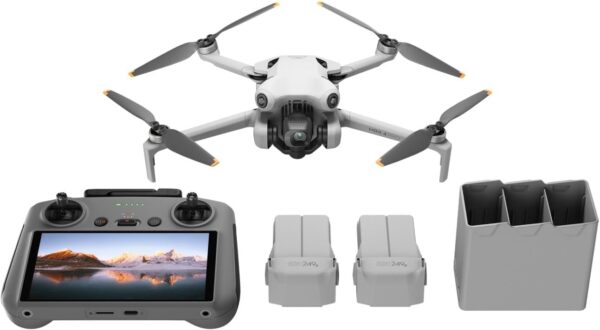 DJI Mini 4 Pro Fly – More Combo with DJI RC 2 – Lightweight – Compact – Gray