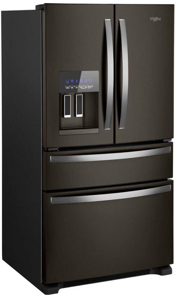 Whirlpool – 24.5 Cu. Ft. 4-Door French Door Refrigerator – Black Stainless Steel - Image 2