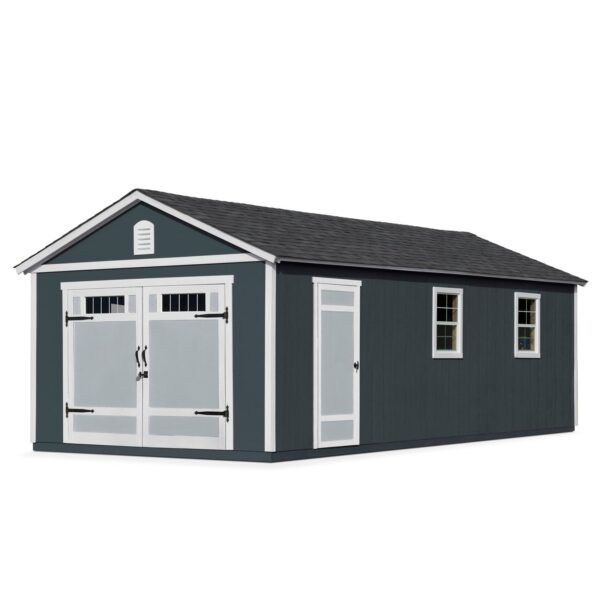 Handy Home Products Manhattan 12×24 Garage Do-it-Yourself Wooden Storage Shed