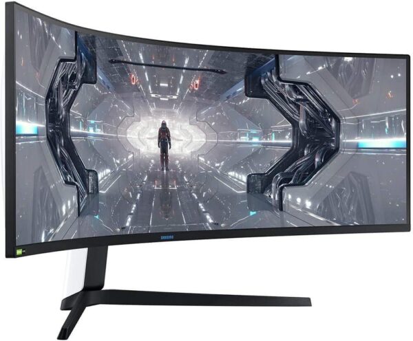 SAMSUNG 49” Odyssey G9 Gaming Monitor, 1000R Curved Screen, QLED, Dual QHD Display, 240Hz, NVIDIA G-SYNC and FreeSync Premium Pro, LC49G95TSSNXZA, Black - Image 13