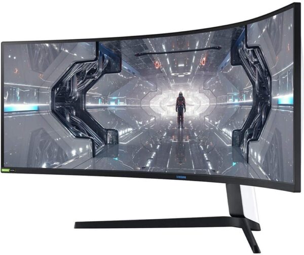 SAMSUNG 49” Odyssey G9 Gaming Monitor, 1000R Curved Screen, QLED, Dual QHD Display, 240Hz, NVIDIA G-SYNC and FreeSync Premium Pro, LC49G95TSSNXZA, Black - Image 14