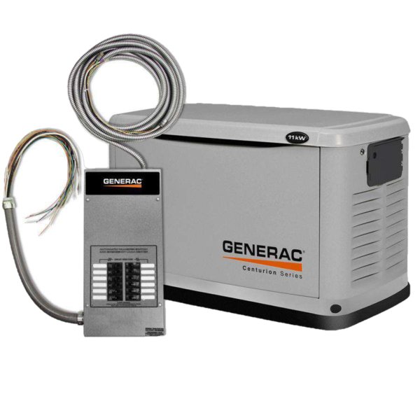 Generac 6440 11kW Guardian LP/NG Standby Generator w/ Automatic Transfer Switch New