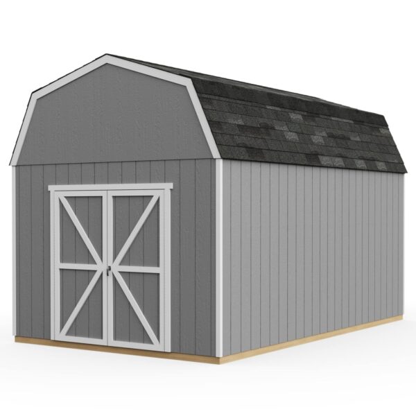 Handy Home Products Braymore 10×16 Do-It-Yourself Wooden Storage Shed Without Floor - Image 8