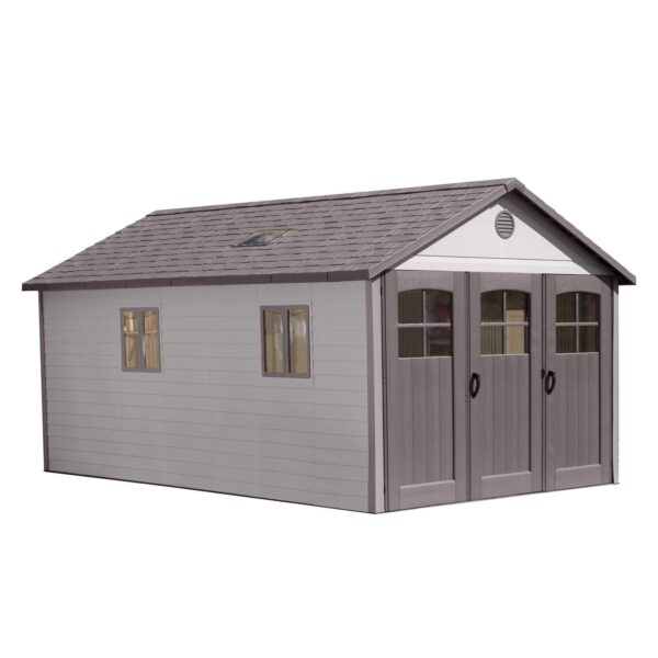 Lifetime 60236 11 x 18.5 Ft. Outdoor Storage Shed, 11 x 18.5, Desert Sand