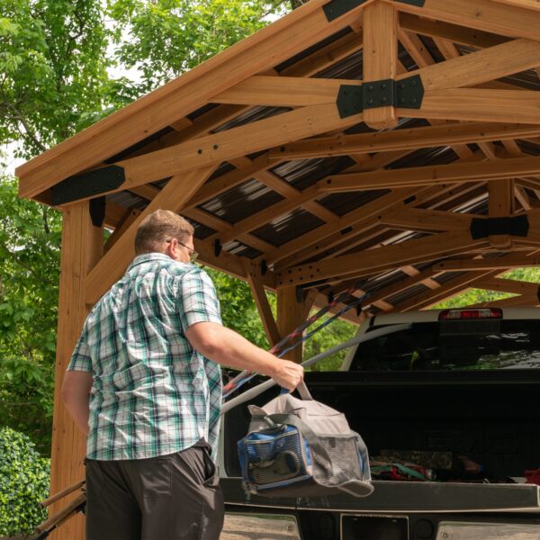 Backyard Discovery 20×12 Norwood Carport/Gazebo - Image 5