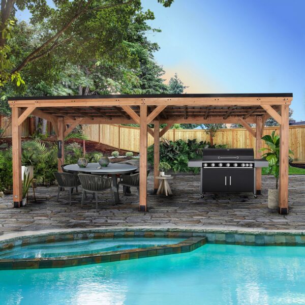 Backyard Discovery 20×9.5 Arcadia Gazebo - Image 2