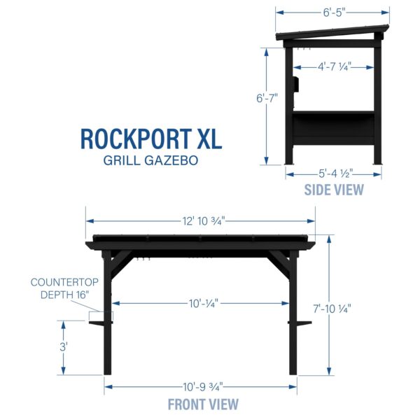 Backyard Discovery Rockport XL Steel Grill Gazebo - Image 14