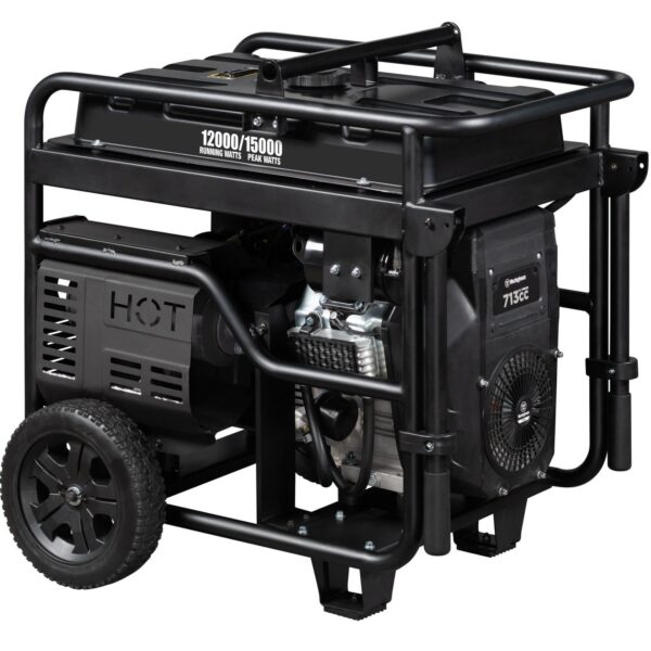 Westinghouse WGen12000 Ultra Duty Portable Generator – 12000 Rated Watts & 15000 Peak Watts – Gas Powered – Electric Start – Transfer Switch & RV Ready – CARB Compliant - Image 4