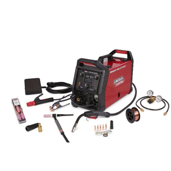 Lincoln Power MIG 215 MPi Multi Process Welder – TIG One Pak (K4878-1) - Image 2