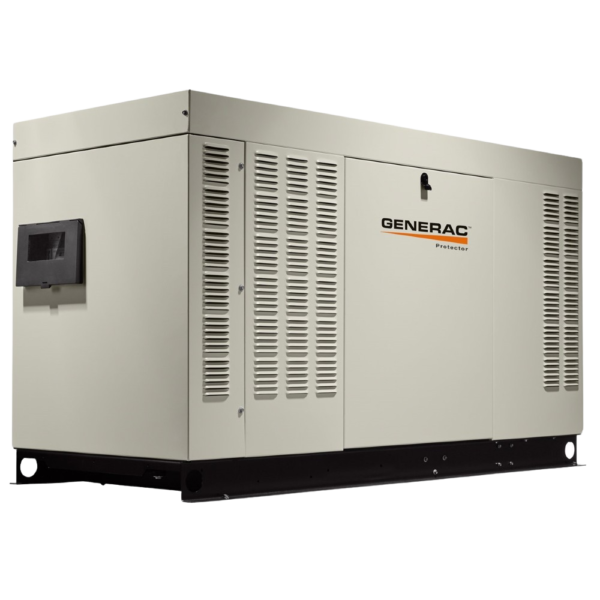 Generac Protector RG06024ANAX 60kW Liquid Cooled 1 Phase 120/240V Standby Generator Natural Gas New