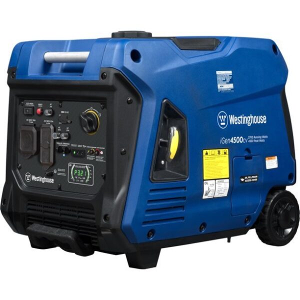 Westinghouse iGen4500cv Portable Inverter Generator 4500 Peak & 3700 Rated Watts with Co Sensor - Image 5